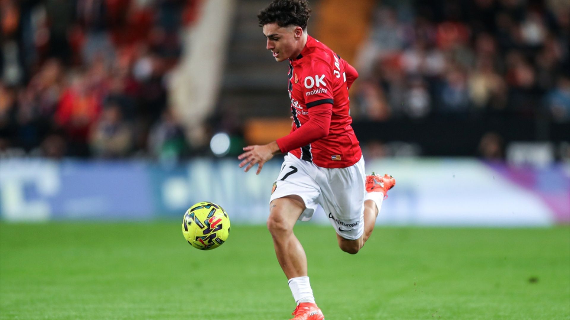 Jan Virgili, con el Mallorca