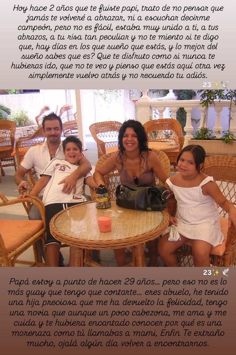 La emotiva carta de Álvaro Rubio en el segundo aniversario de su muerte