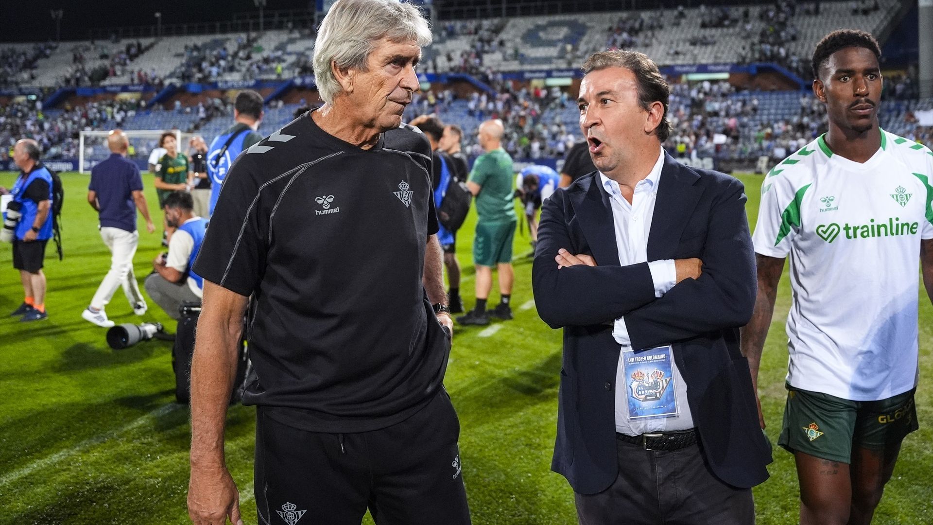 Pellegrini y Catalán, contra el Recreativo de Huelva Pellegrini y Catalán, contra el Recreativo de Huelva