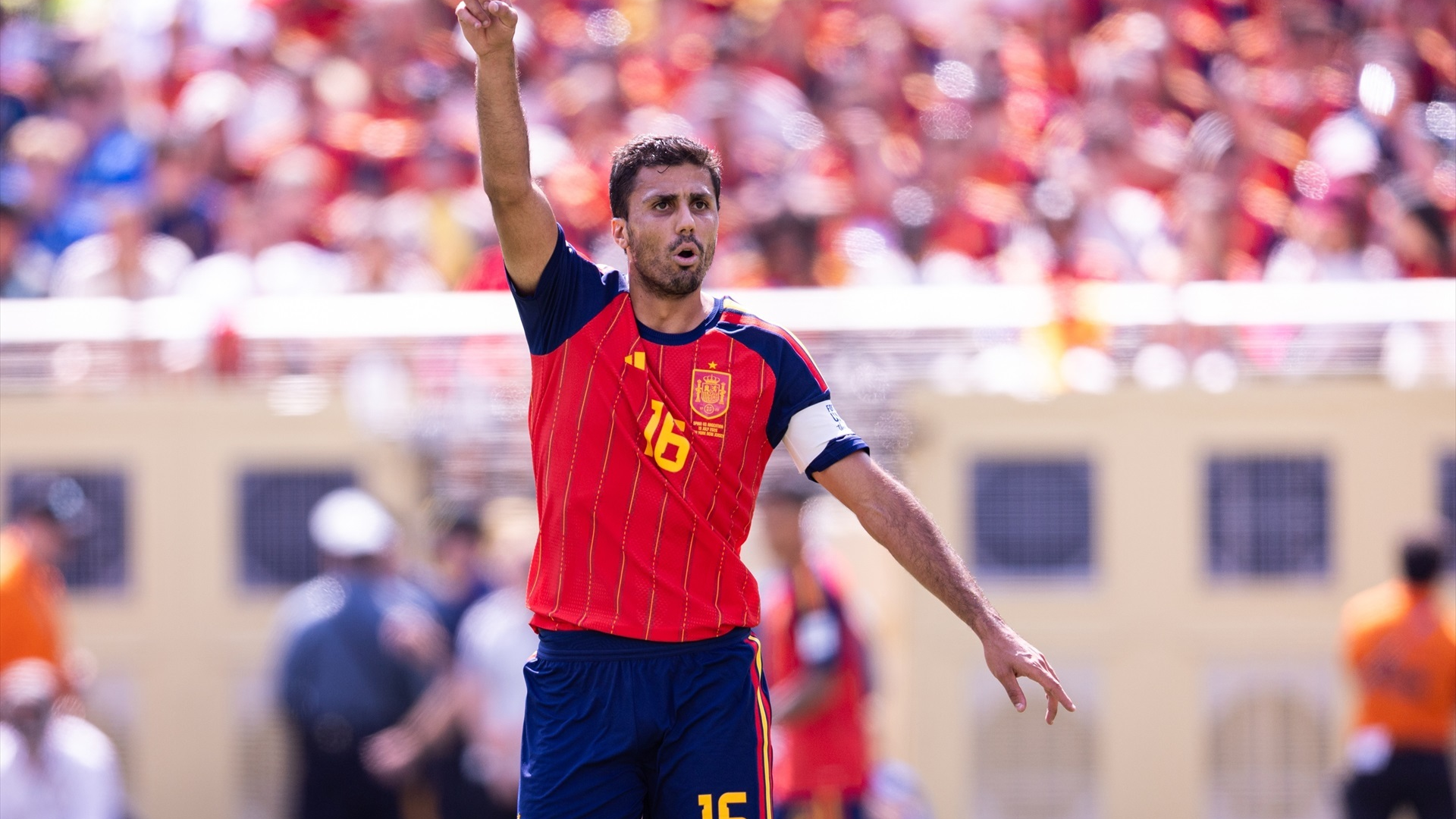 Rodrigo Hernández, durante la final del Mundial Rodrigo Hernández, durante la final del Mundial