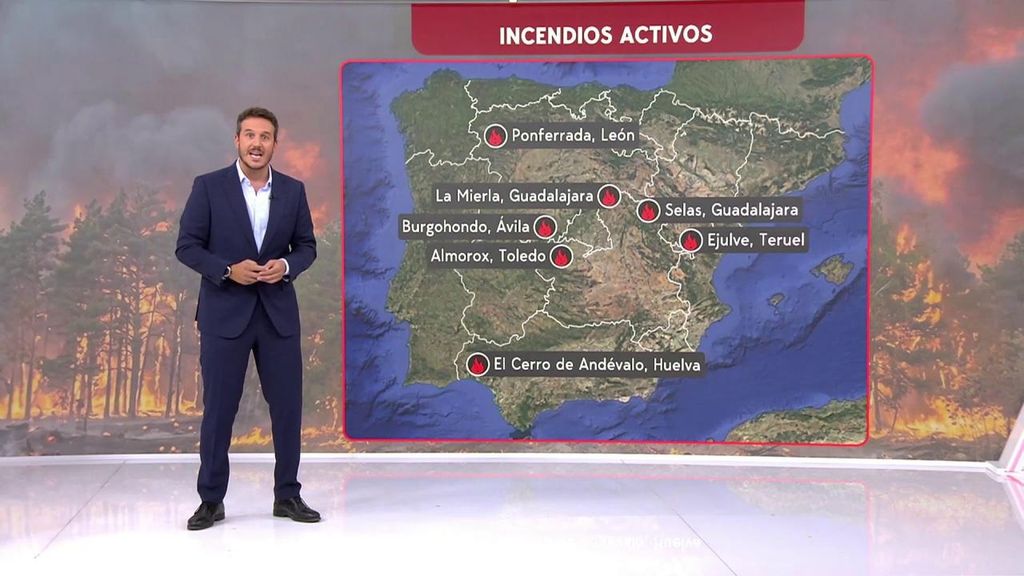 Siete incendios siguen activos en España: más desalojos en Ávila