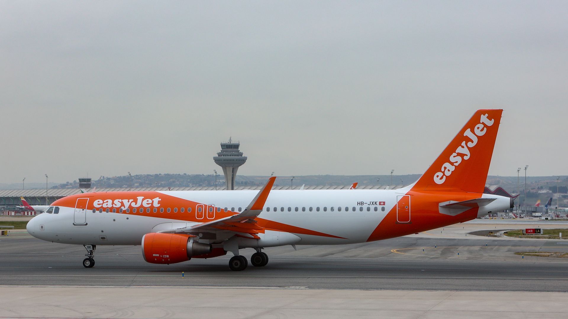 Un avión de easyJet Un avión de easyJet