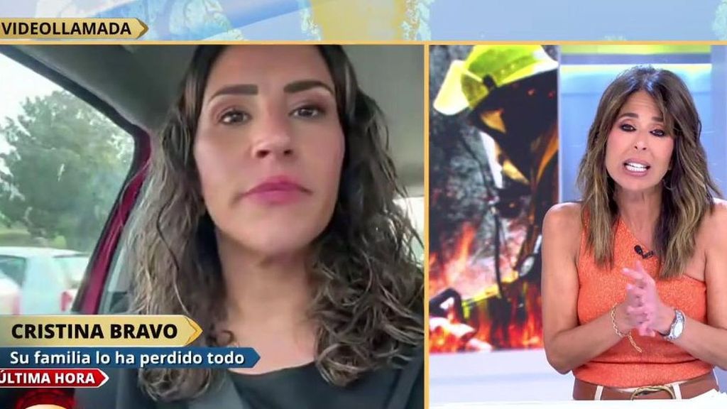 Afectada por los incendios de Madrid: "Mi hermano vio cómo se quemaba el chiringuito de mi padre"