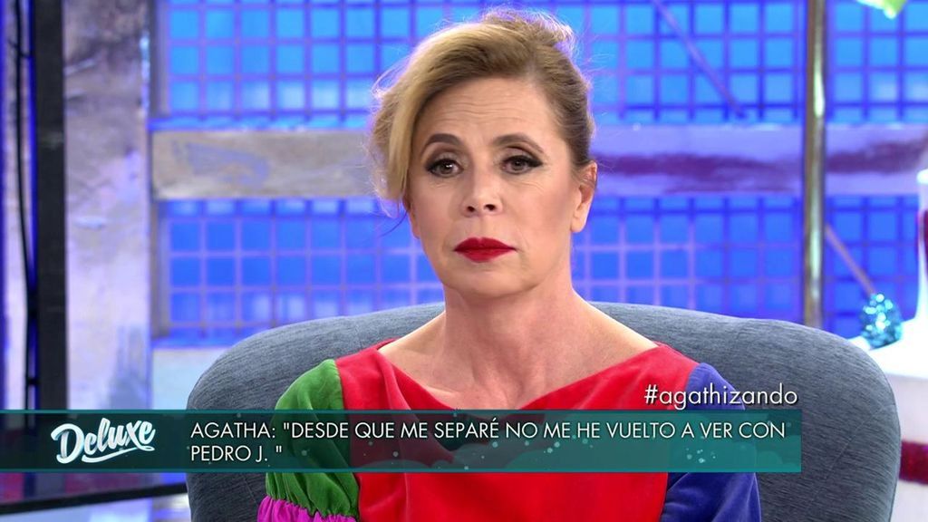 Ágatha al ser preguntada por su expareja: “Para mí, Pedro J. está muerto”