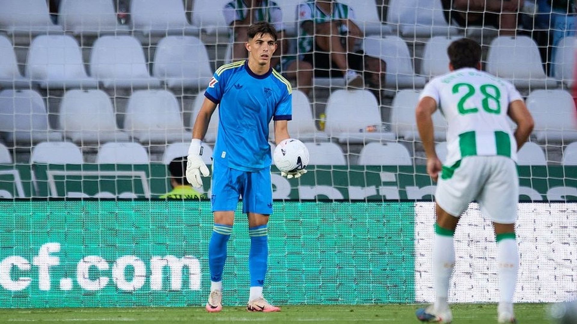 Alberto Flores, en el Córdoba-Sevilla