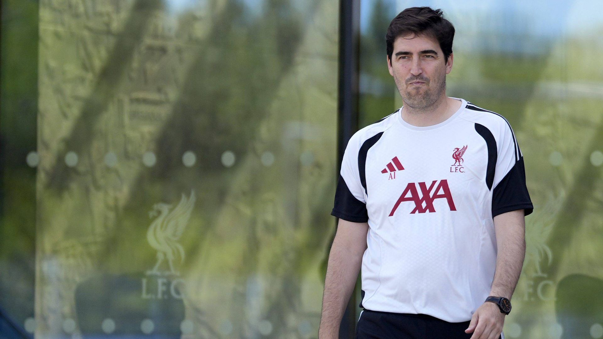 Andoni Iraola en el Liverpool Andoni Iraola en el Liverpool