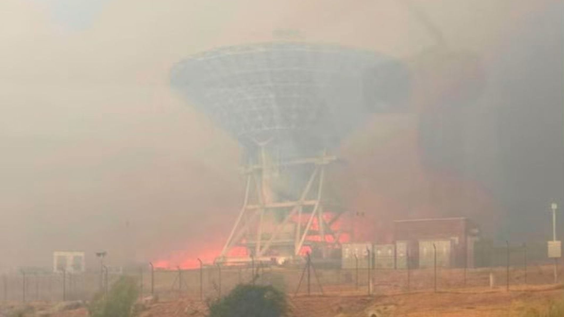 El complejo de antenas de la NASA en Robledo de Chavela, en Madrid El complejo de antenas de la NASA en Robledo de Chavela, en Madrid