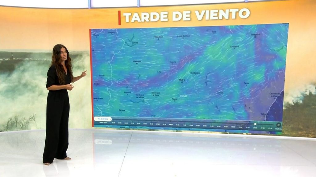 El viento seguirá complicando los incendios en España, pero el descenso térmico podría abrir una ventana de oportunidad