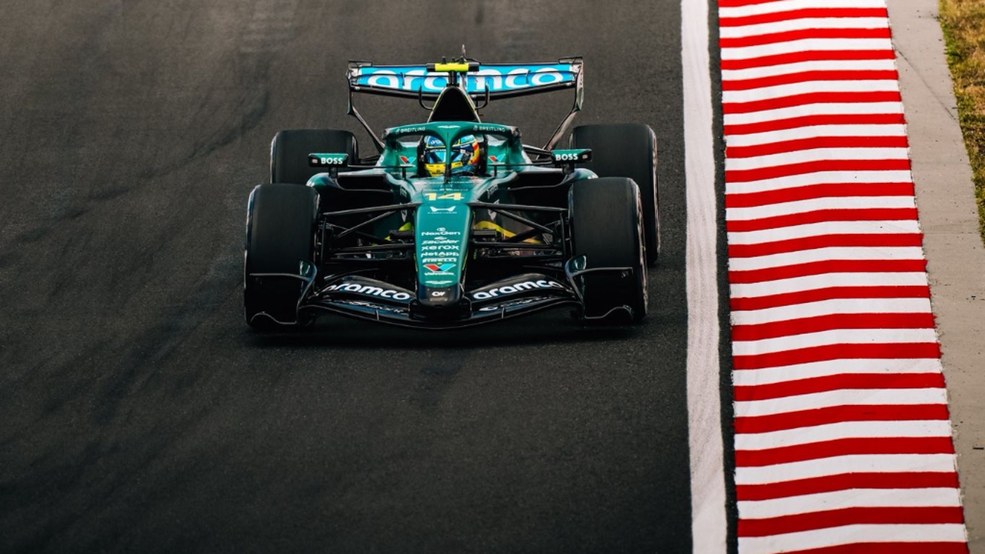 Fernando Alonso, en Hungría Fernando Alonso, en Hungría