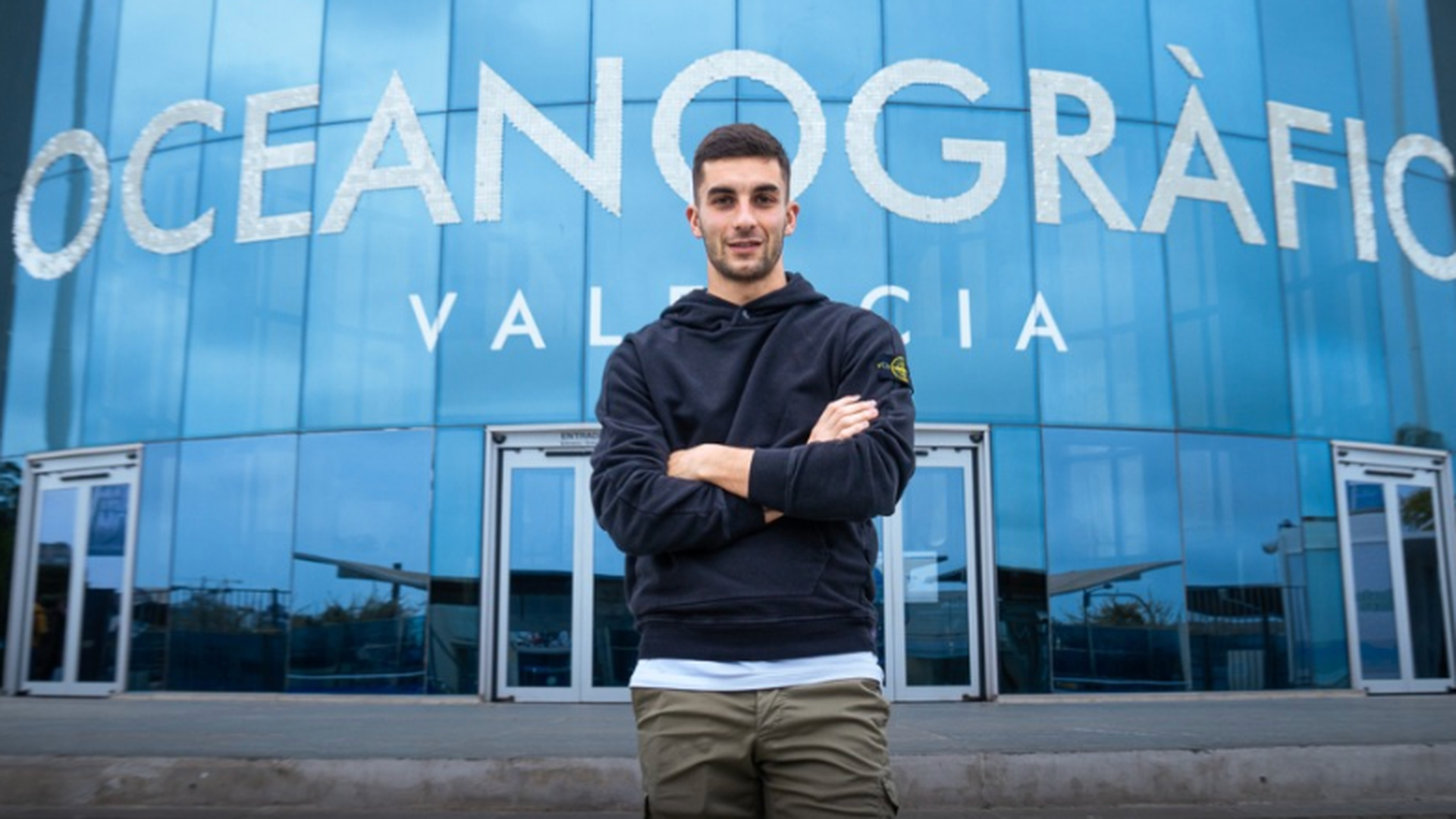Ferran Torres en el Oceanográfico