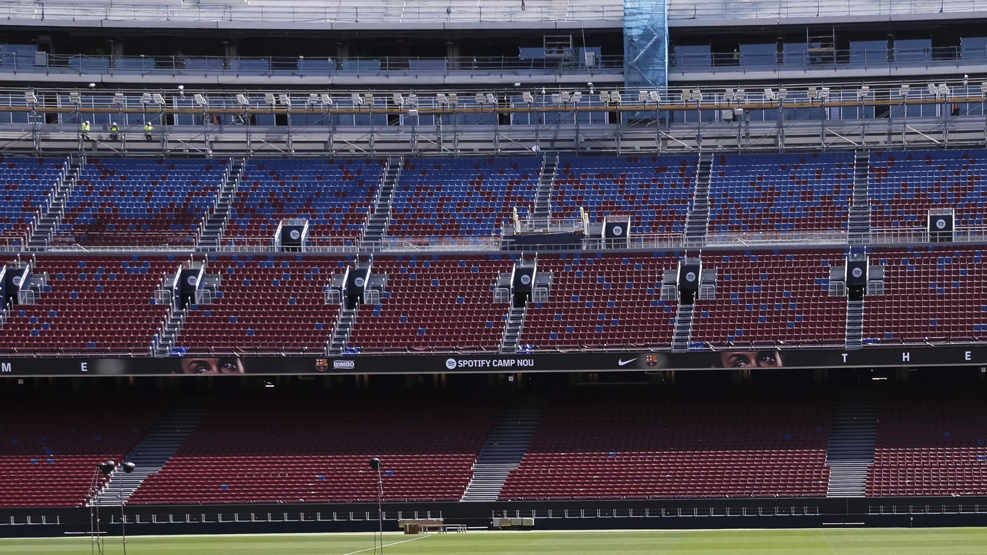 Interior del Camp Nou
