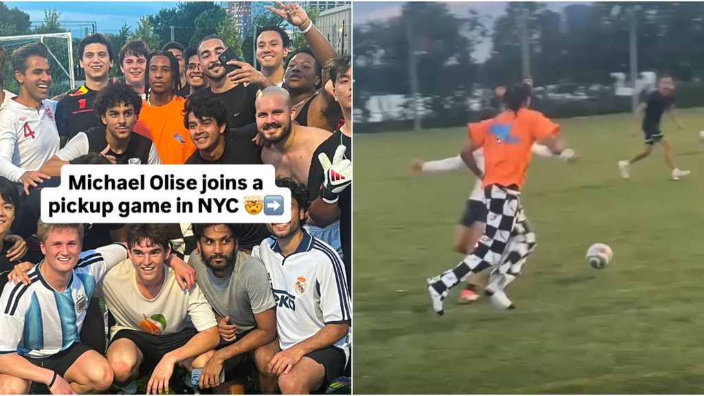 Michael Olise se une a una pachanga en Nueva York
