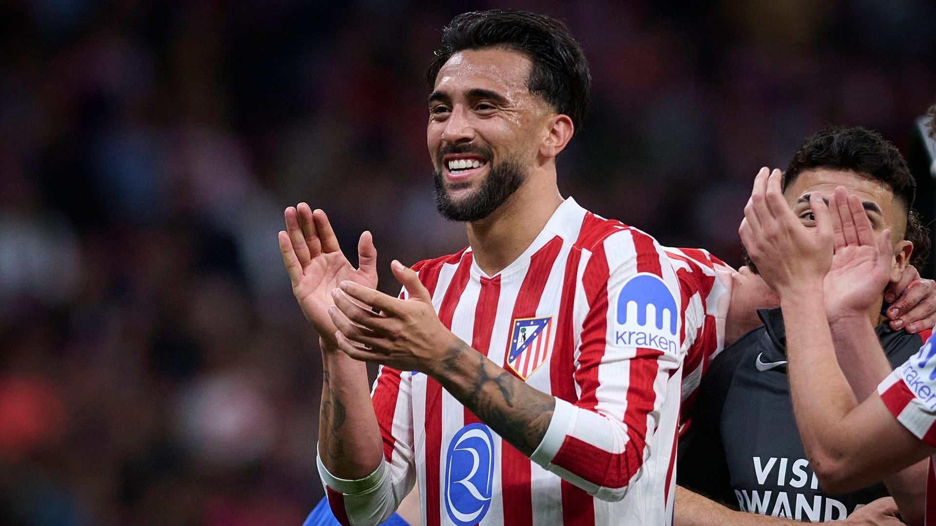 Nico González en su etapa como colchonero Nico González en su etapa como colchonero