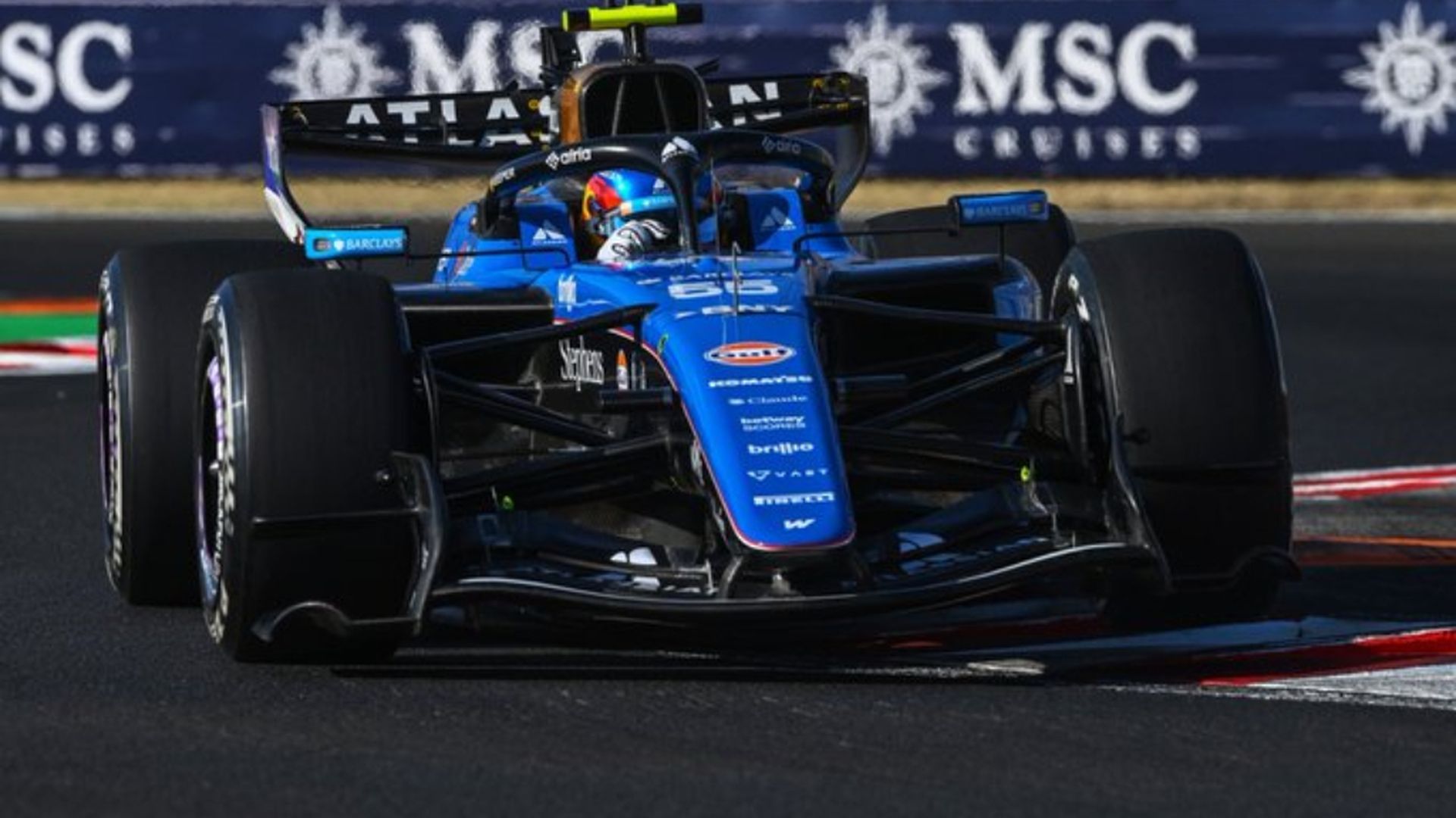Carlos Sainz, en Hungría