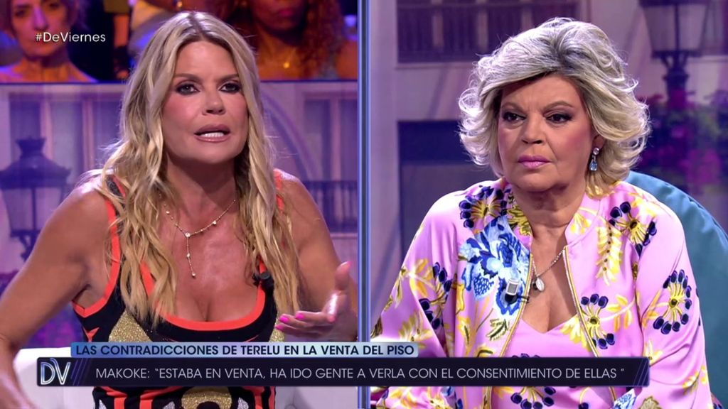 Makoke, cara a cara con Terelu, sale en defensa de Picatoste por la polémica de la casa de Málaga: "Habéis dado tres versiones"