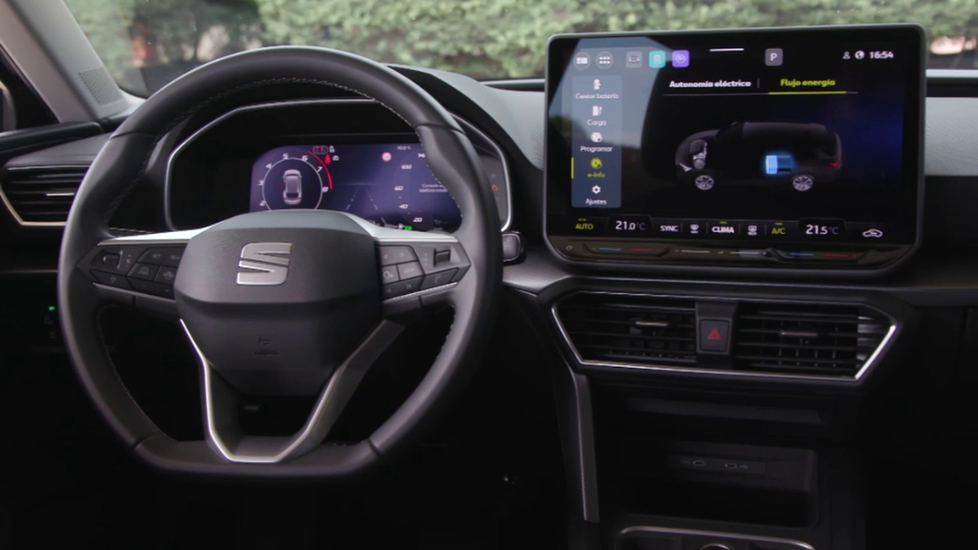 El interior del SEAT León SportTourer e-Hybrid