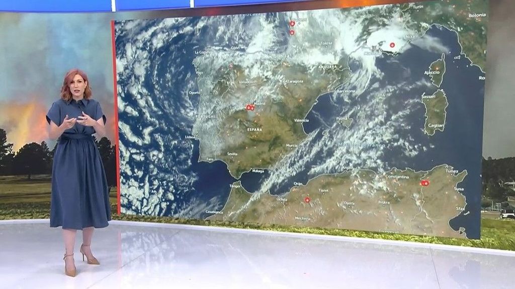 La batalla contra los incendios sigue pendiente del viento: las fuertes rachas continuarán, pero aflojarán de madrugada