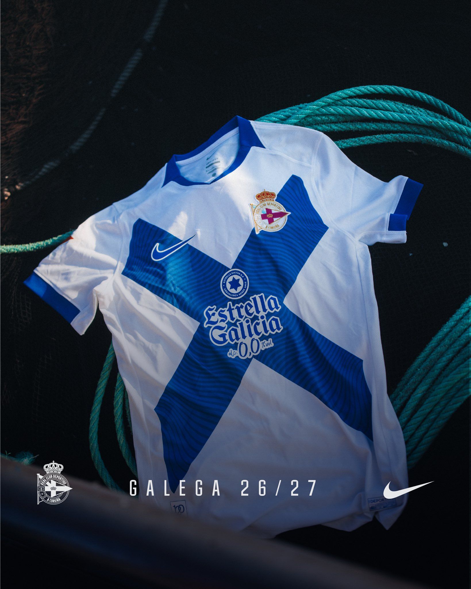 La tercera camiseta del Dépor 26/27