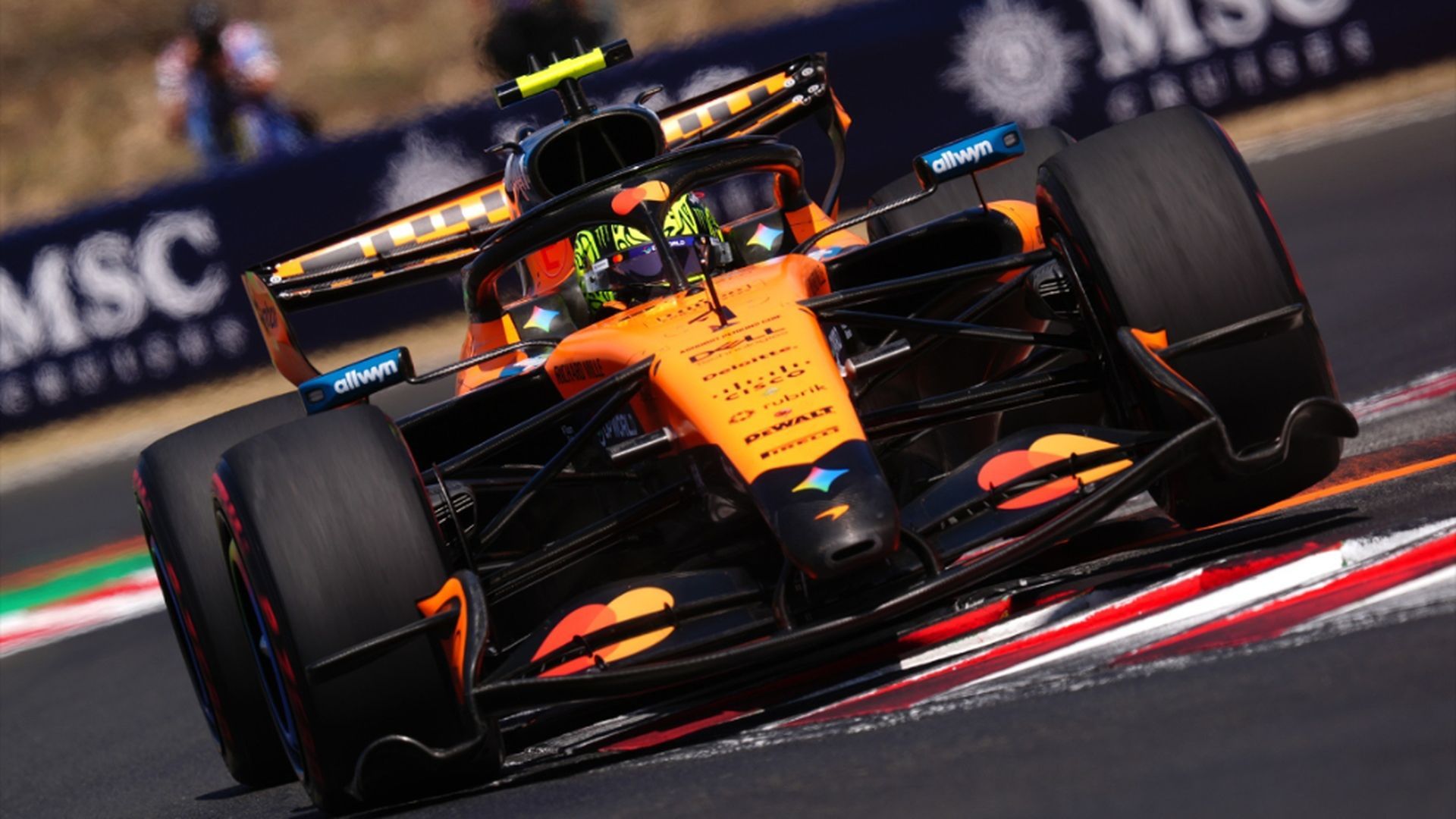 Lando Norris, en Hungría Lando Norris, en Hungría