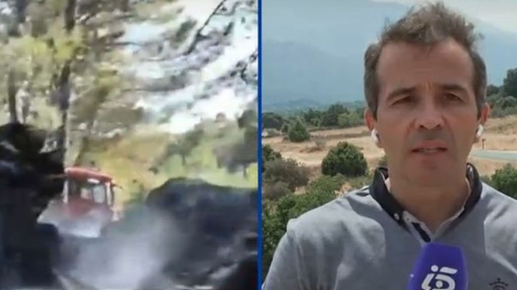 Más de 30.000 vecinos desalojados por el incendio de Navaluenga, en Ávila, que sigue generando alerta