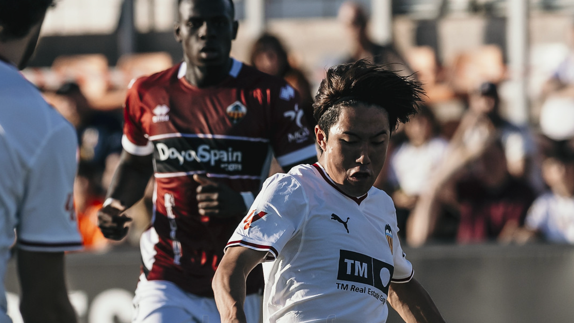 Ryonosuke Sato en el Valencia CF - CD Castellón