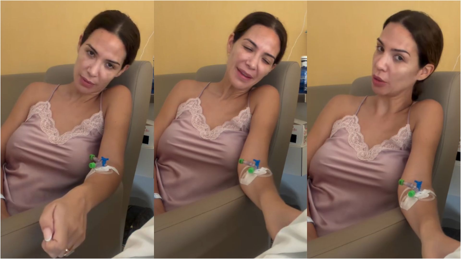 Tamara Gorro en el hospital Tamara Gorro en el hospital