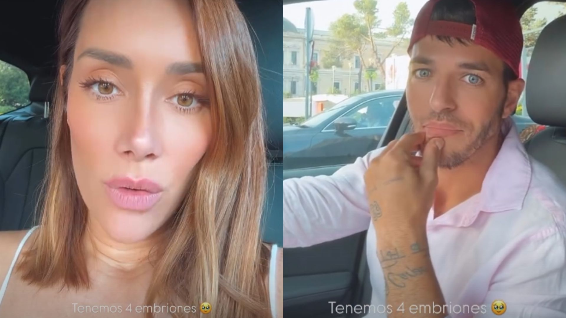 Adara Molinero, con su novio Vicente, habla de su FIV