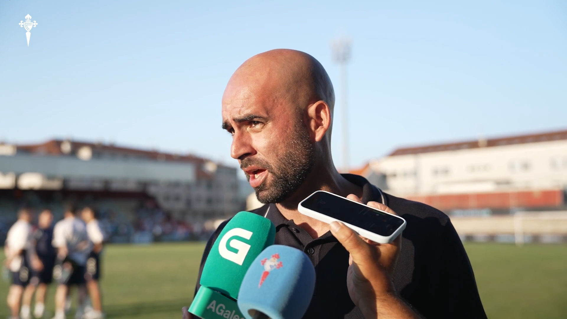 Claudio Giráldez, tras el Celta-Sporting de pretemporada Claudio Giráldez, tras el Celta-Sporting de pretemporada