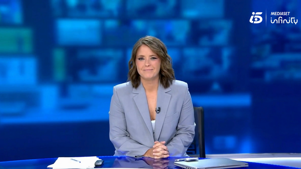 La emoción de María Casado en su despedida de Informativos Telecinco