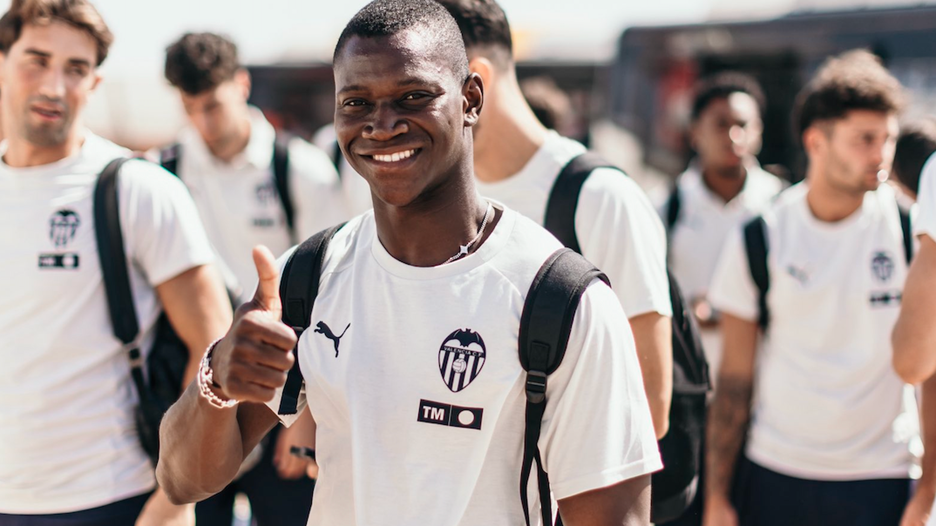 Aliou Dieng viajó con el Valencia CF