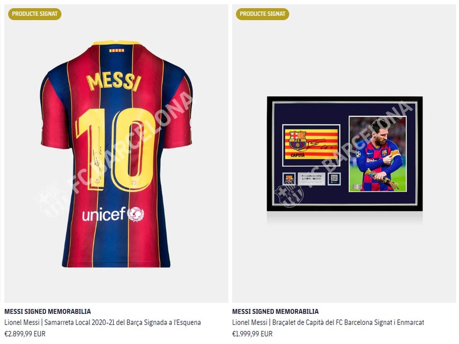 Artículos firmados por Leo Messi