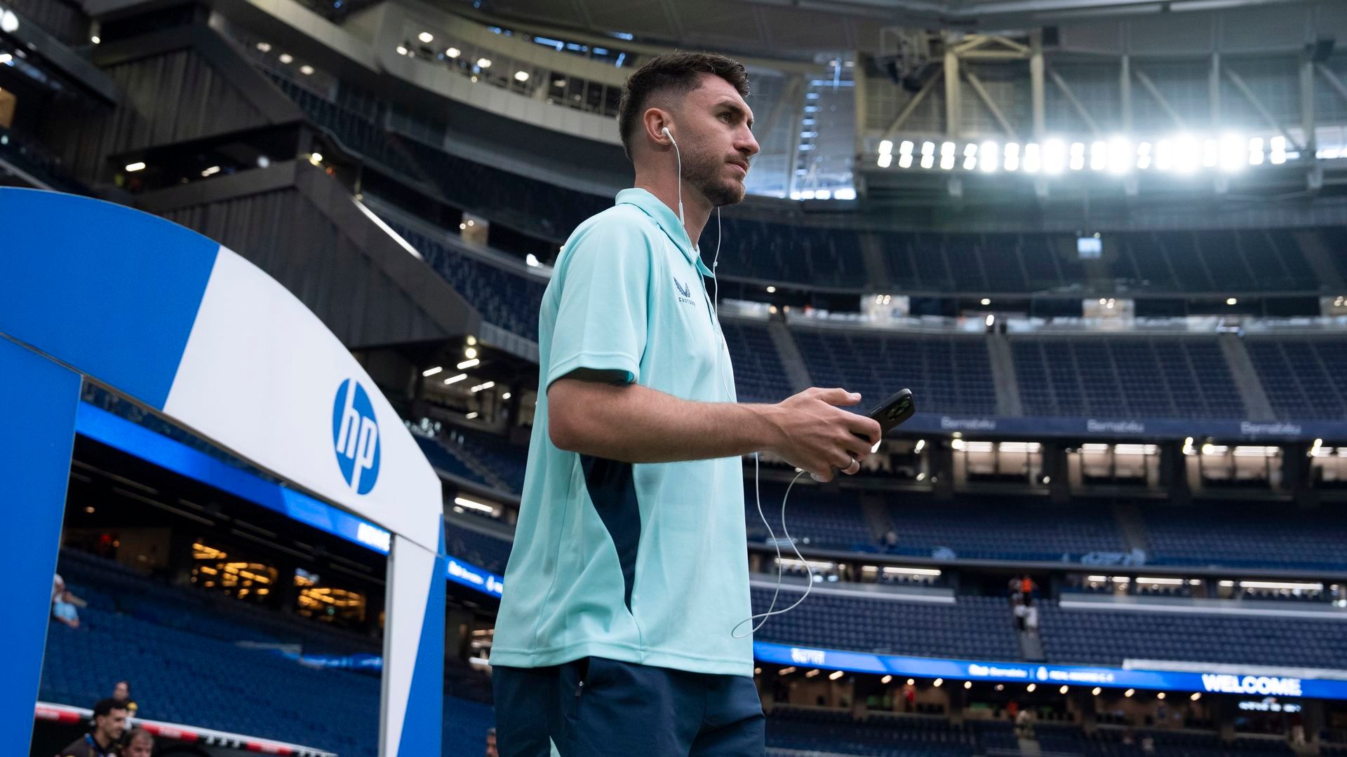 Aymeric Laporte en el Santiago Bernabéu Aymeric Laporte en el Santiago Bernabéu