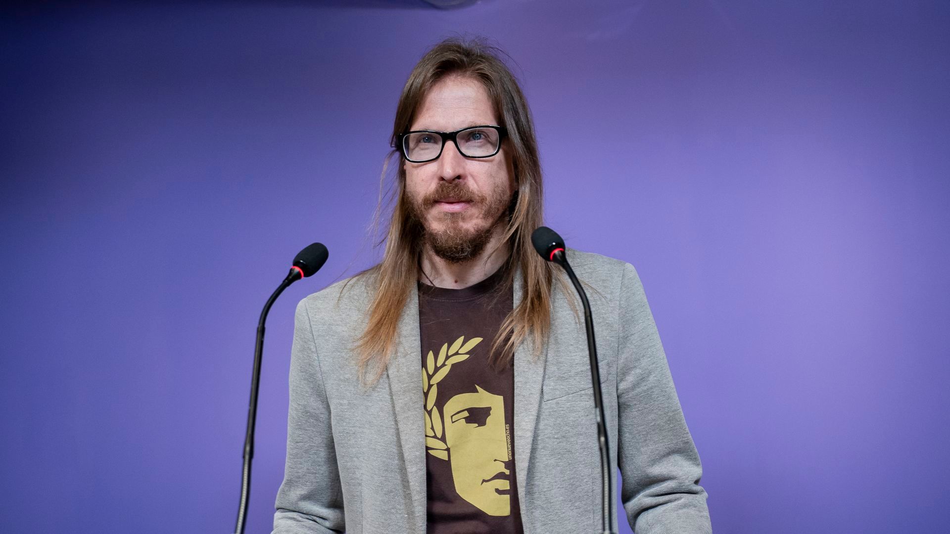 El coportavoz estatal de Podemos, Pablo Fernández