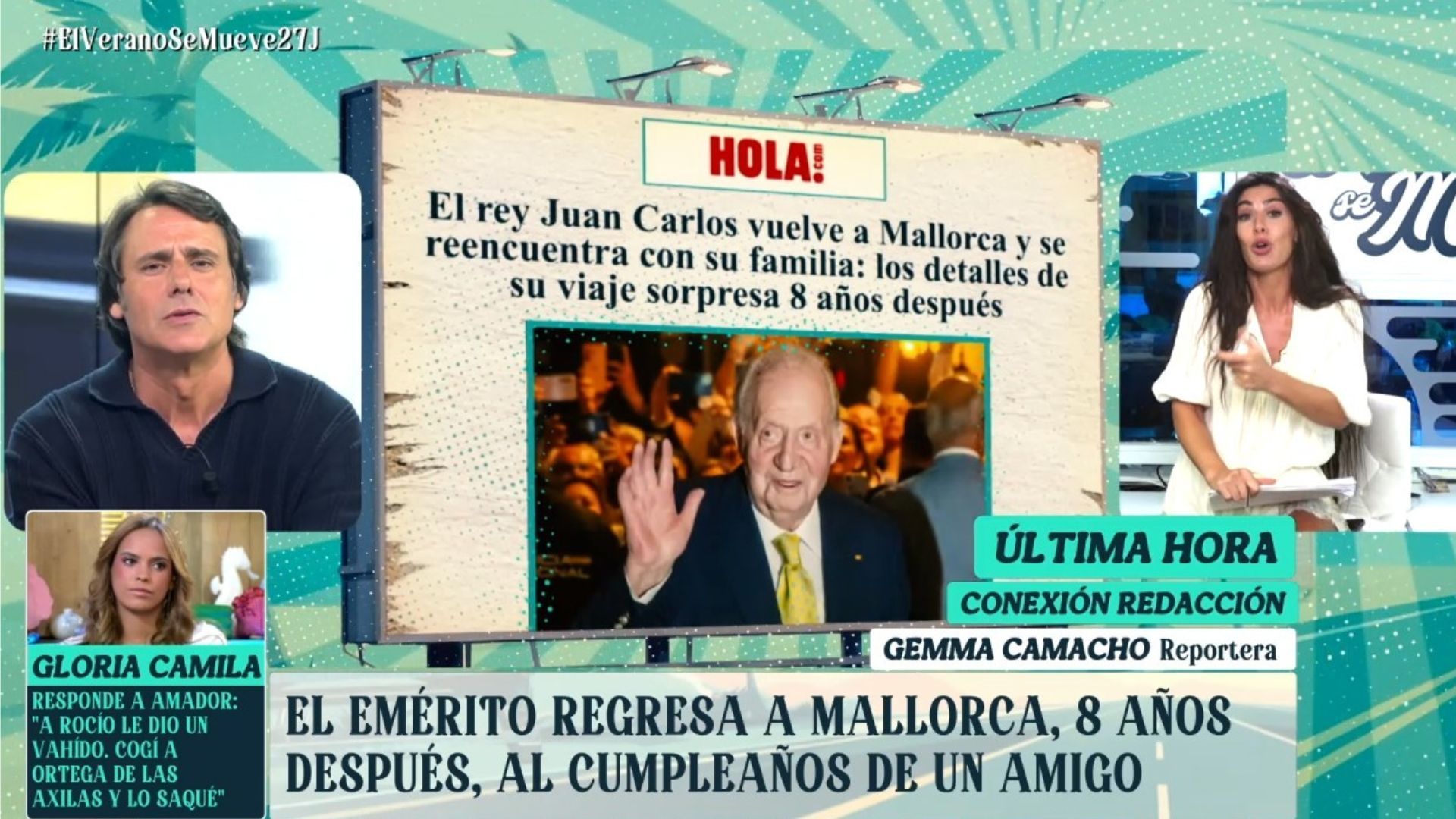 El emérito regresa a Mallorca, ocho años después, al cumpleaños de un amigo: todos los detalles, en 'El verano se mueve'