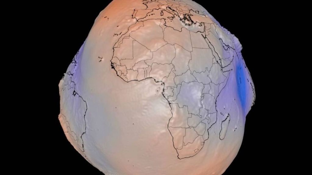 Qué es el geoide, la imagen viral de la NASA que muestra a la Tierra como una patata