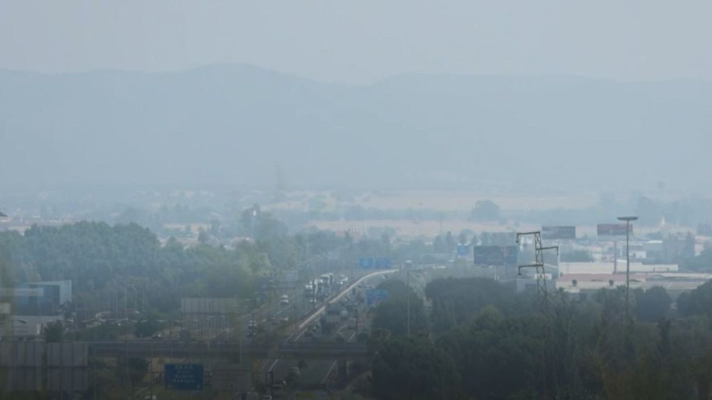 El humo de los incendios de Madrid y Ávila llega hasta Córdoba