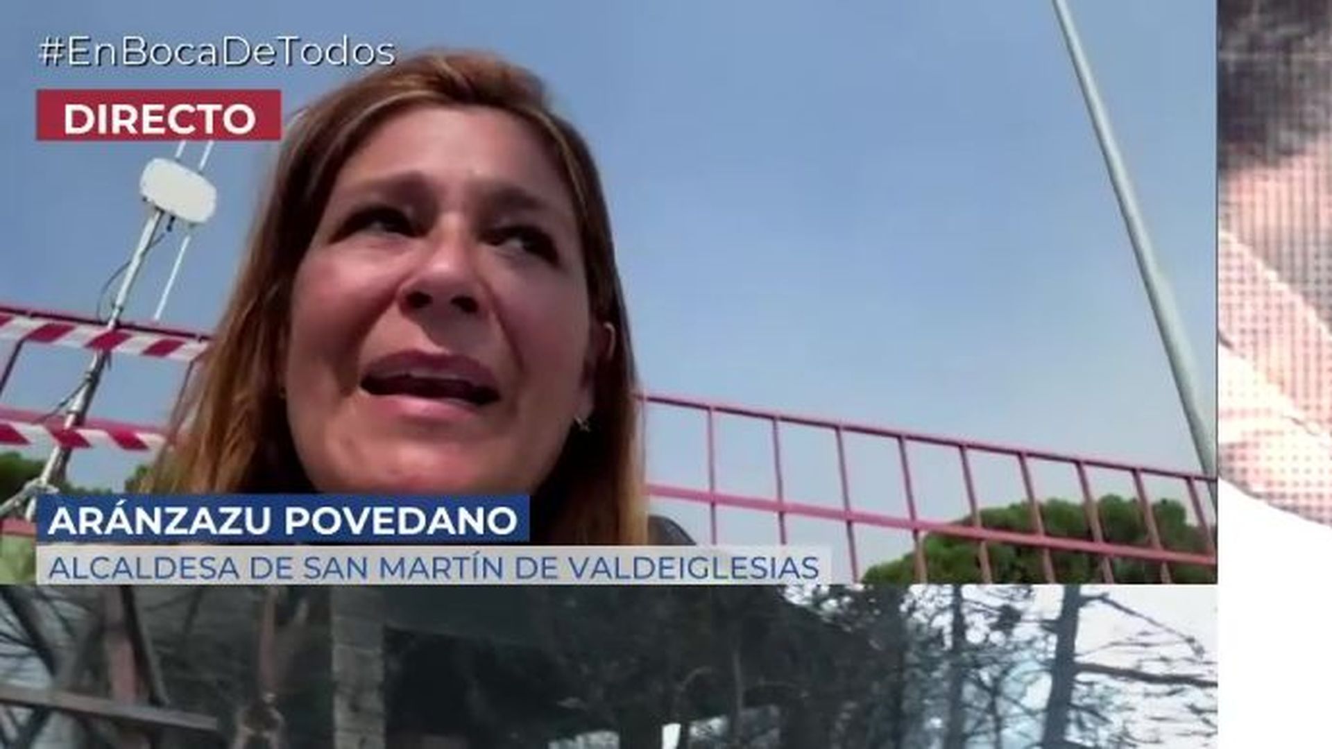 El testimonio, entre lágrimas, de la alcaldesa de San Martín de Valdeiglesias: “Hemos pasado de un verde precioso al negro”
