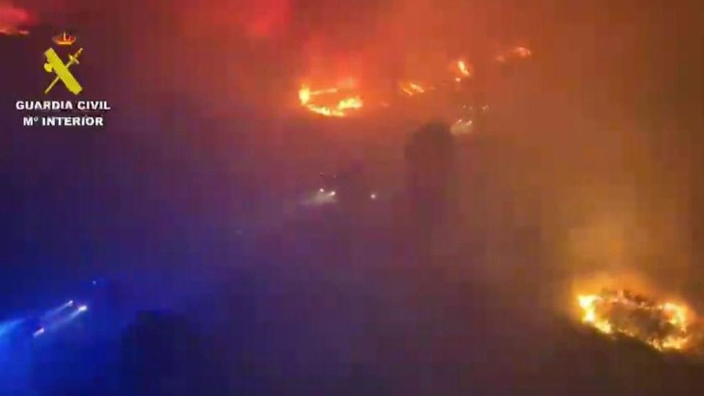 Los incendios que asolan España a vista de dron