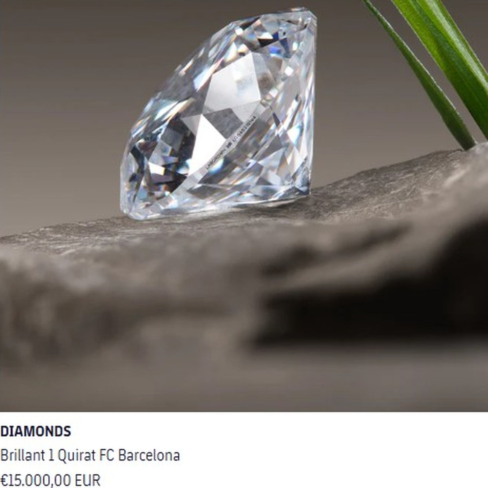 Joan Laporta vende un diamante de 15.000 euros en la tienda online el Barcelona