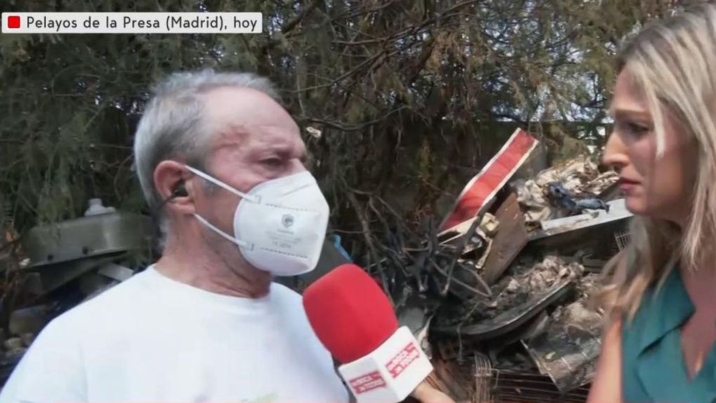 José Antonio en su vuelta a casa, entre lágrimas: "Del esfuerzo de toda una vida no queda nada"