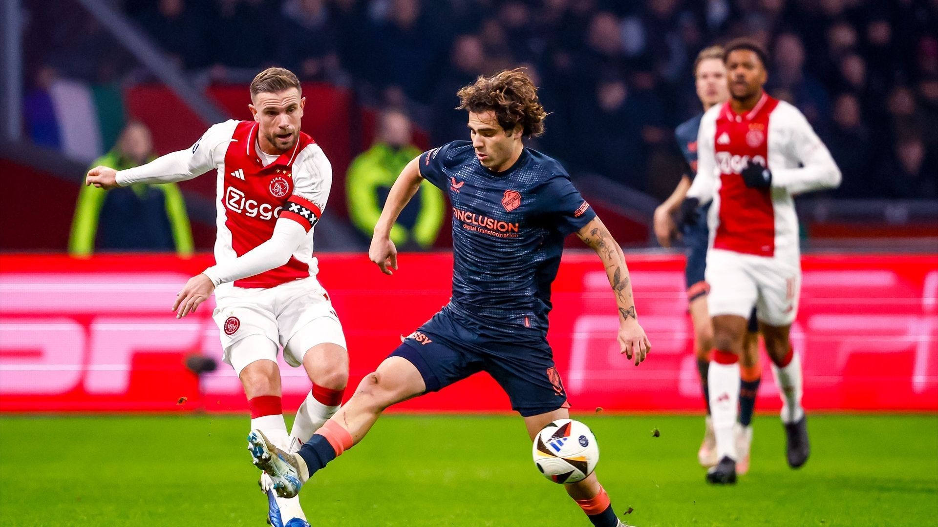 Miguel, en un partido del Utrecht
