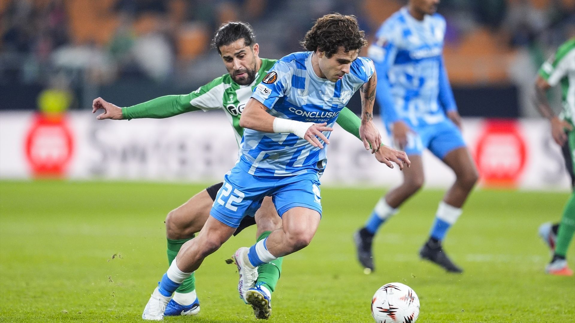 Miguel, en un partido del Utrecht Miguel, en un partido del Utrecht