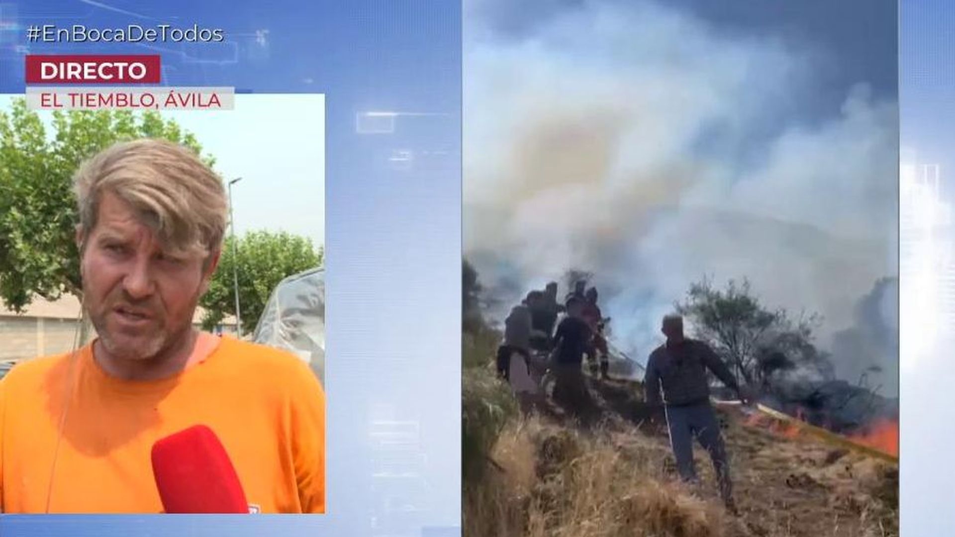 Miguel, vecino El Tiemblo (Ávila): “Nos hemos quedado los rebeldes, 150 chavales aparecieron y han salvado mi casa”