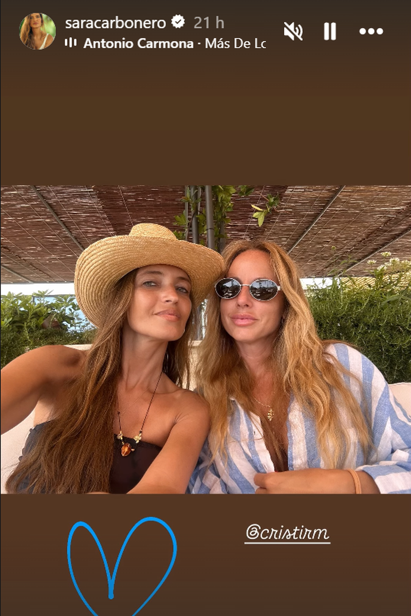 Sara Carbonero y su amiga, Cristina