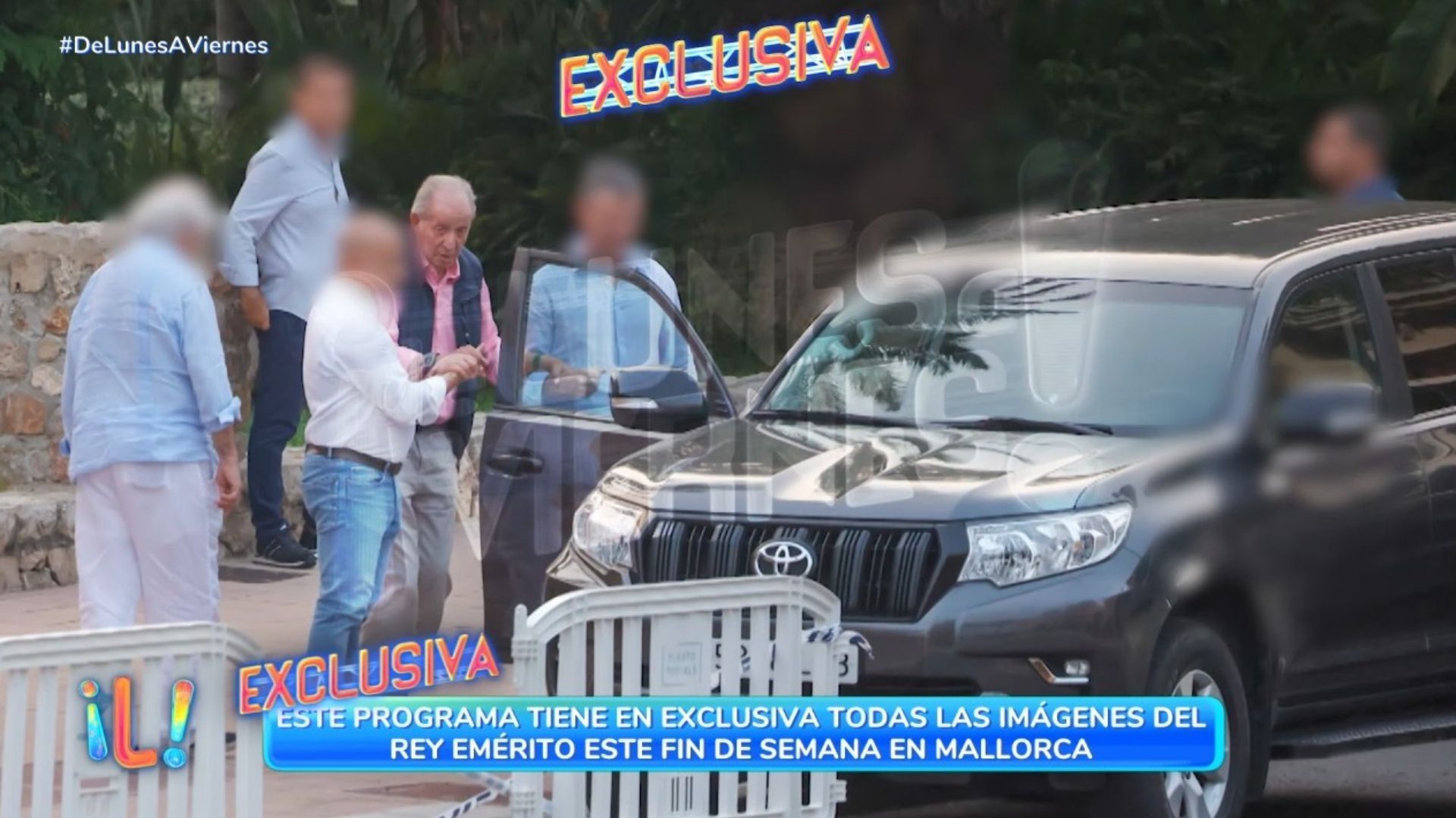 Todas las imágenes del rey emérito este fin de semana en Mallorca, al descubierto: "La reunión familiar no es casual"