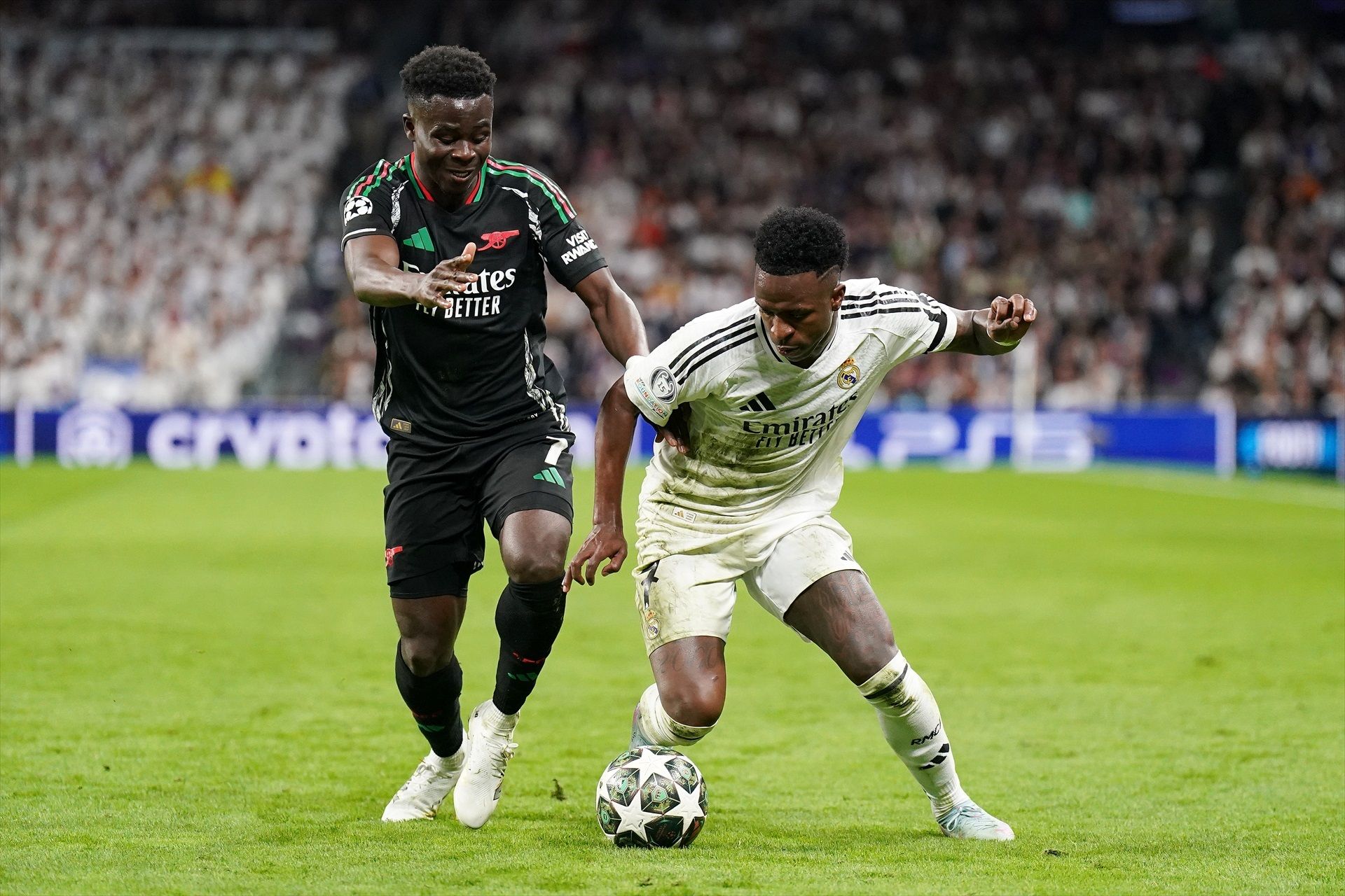 Vinicius Junior durante el Real Madrid - Arsenal de hace dos temporadas