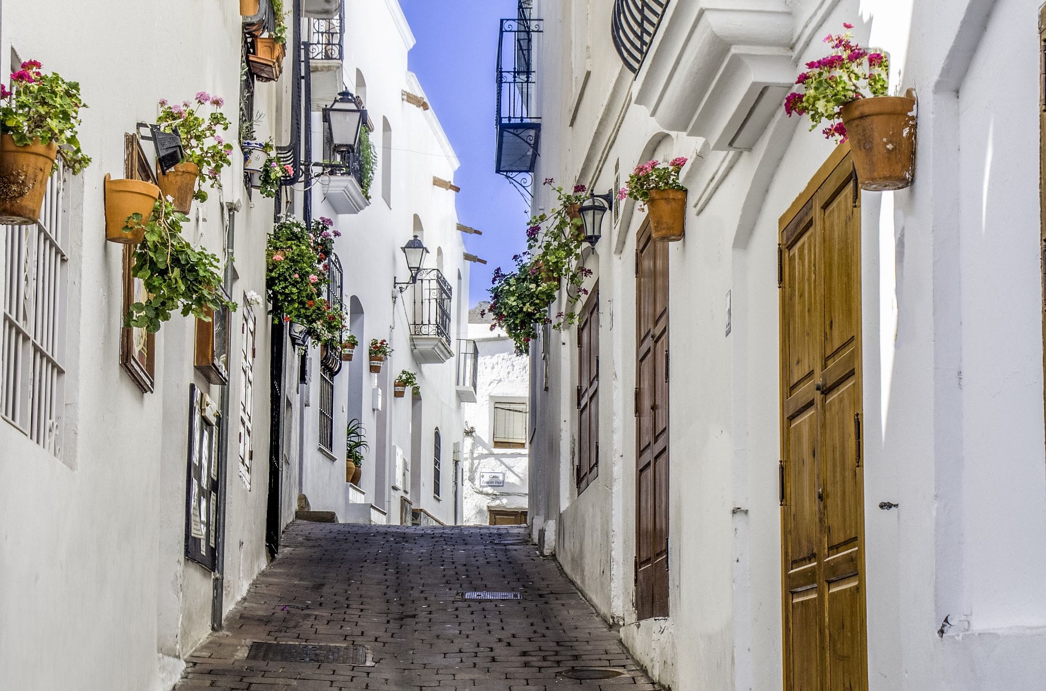 Calle típica de Mojácar