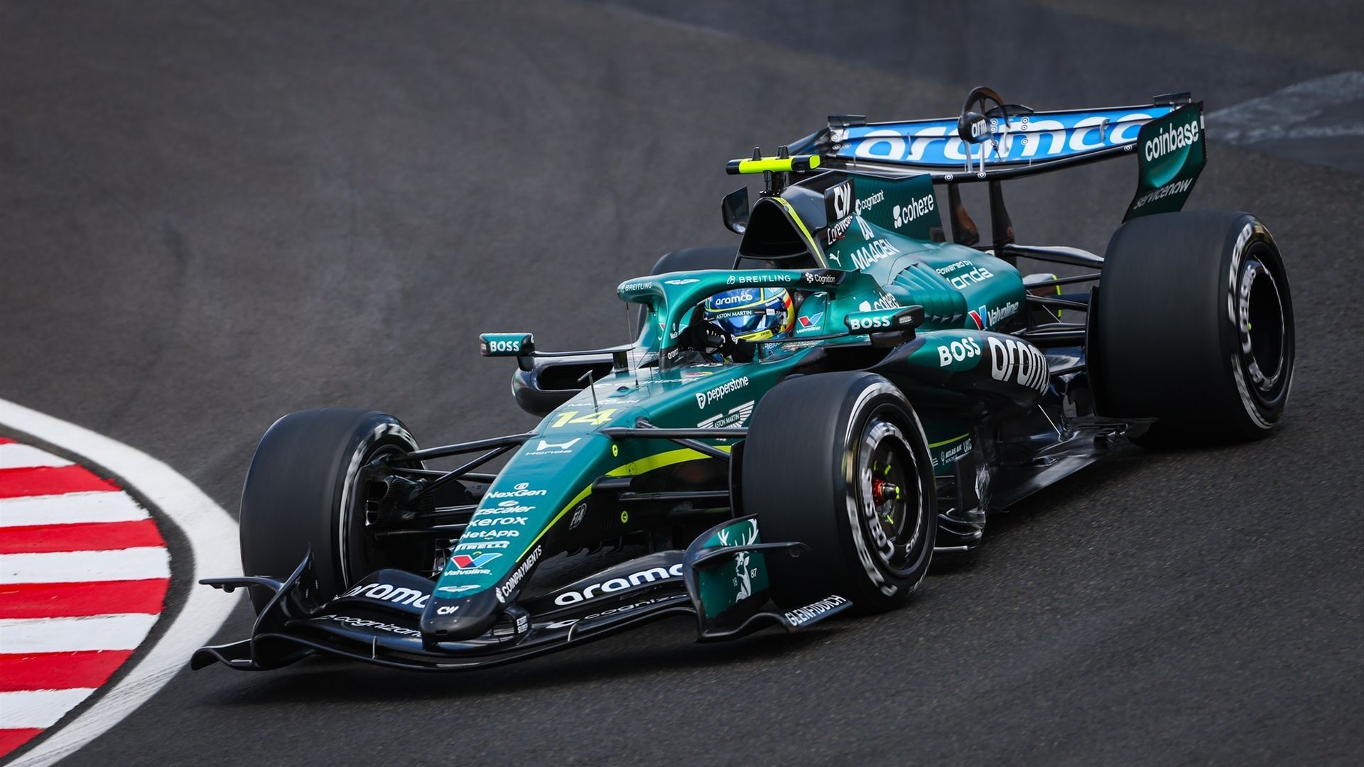 Fernando Alonso durante el Gran Premio de Hungría