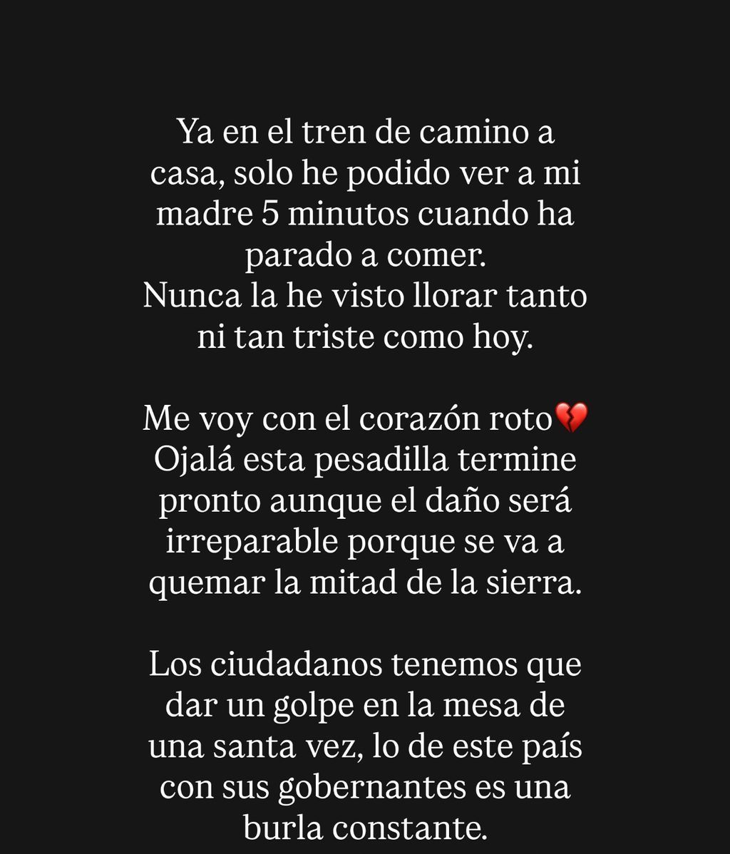 Las historias de la influencer