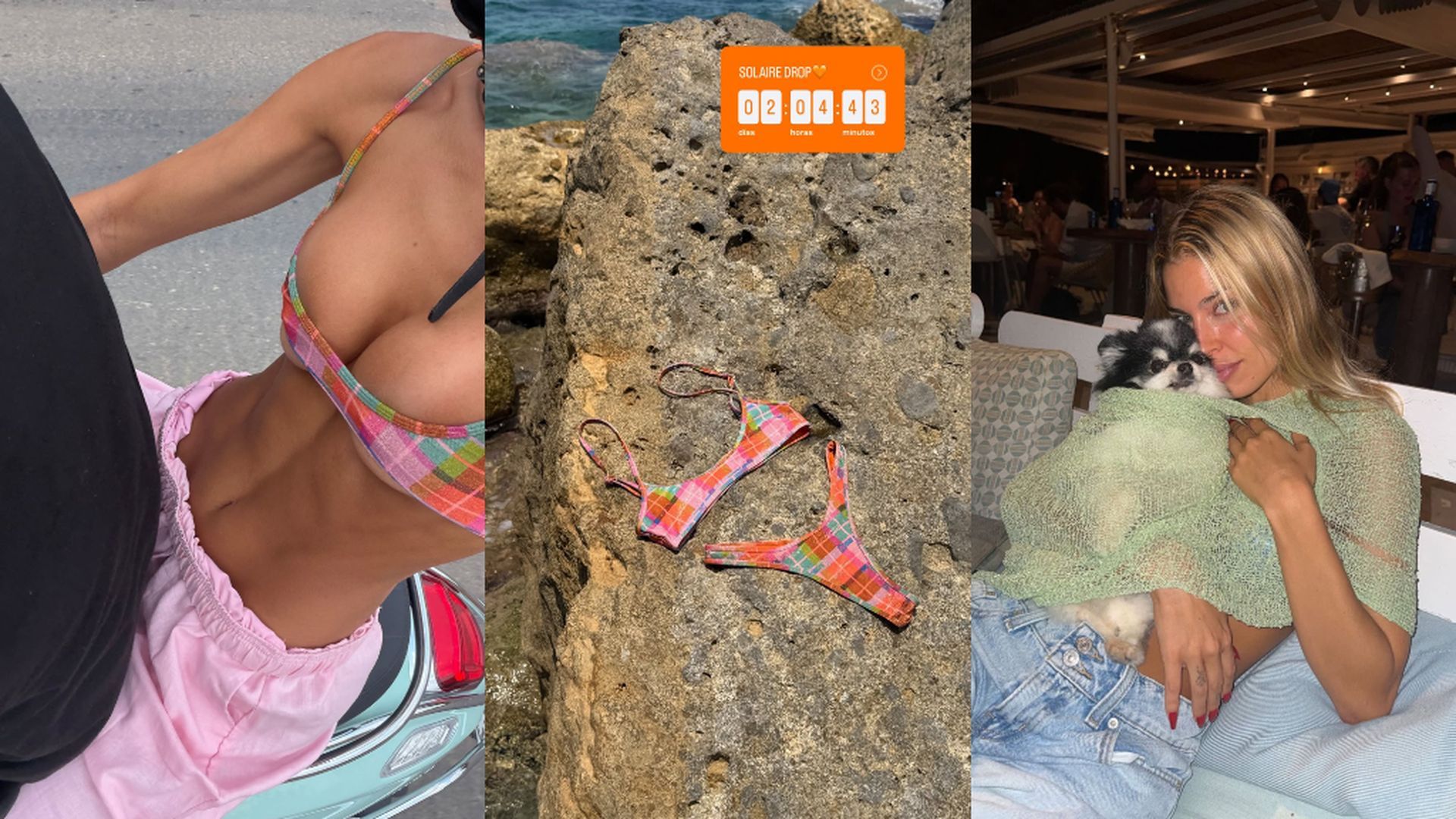 Las imágenes de las vacaciones de verano de Jessica Goicoechea y Manu Moreno
